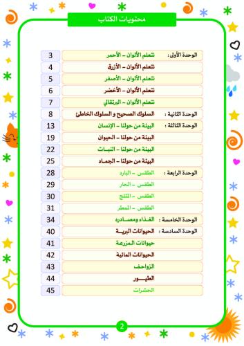 سلسلة المعارف والعلوم العلوم والبيئة المستوى الثاني فريق الإعداد